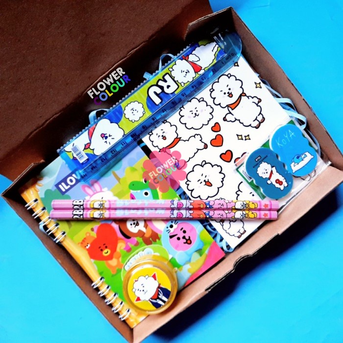 

Hadir Paket Alat Tulis Rj Bt21 Gilaa!!!