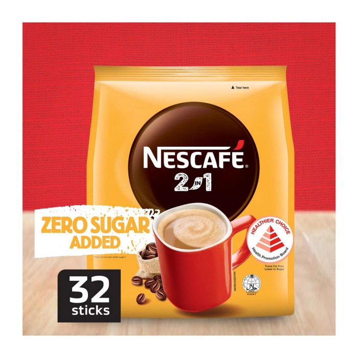 

(BISA COD) Nescafe 2 in 1 Instant Coffee - Original (Zero Sugar Added)
