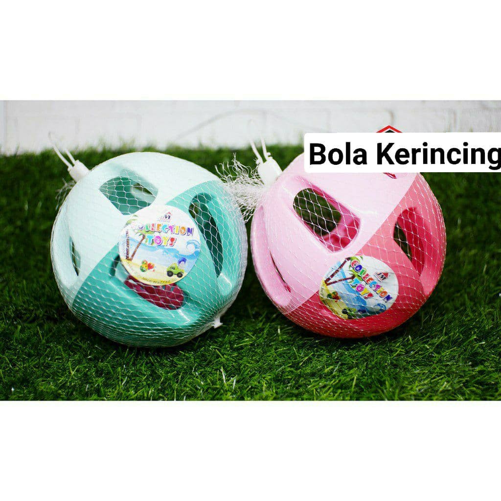 Mainan Bayi Kerincingan Bola Besar dengan kemasan jaring TERMURAH