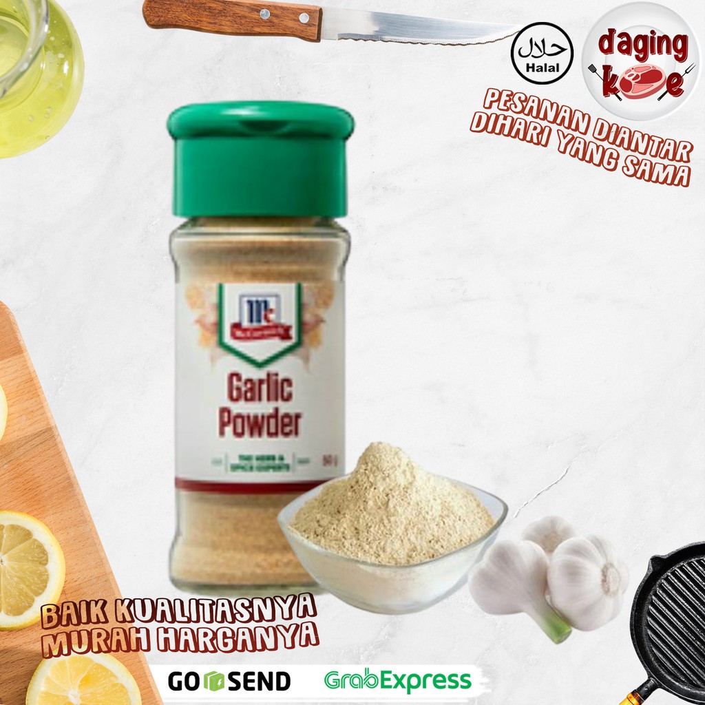 

BUMBU MCCORMIK GARLIC POWDER BUBUK BAWANG 50gr DK247