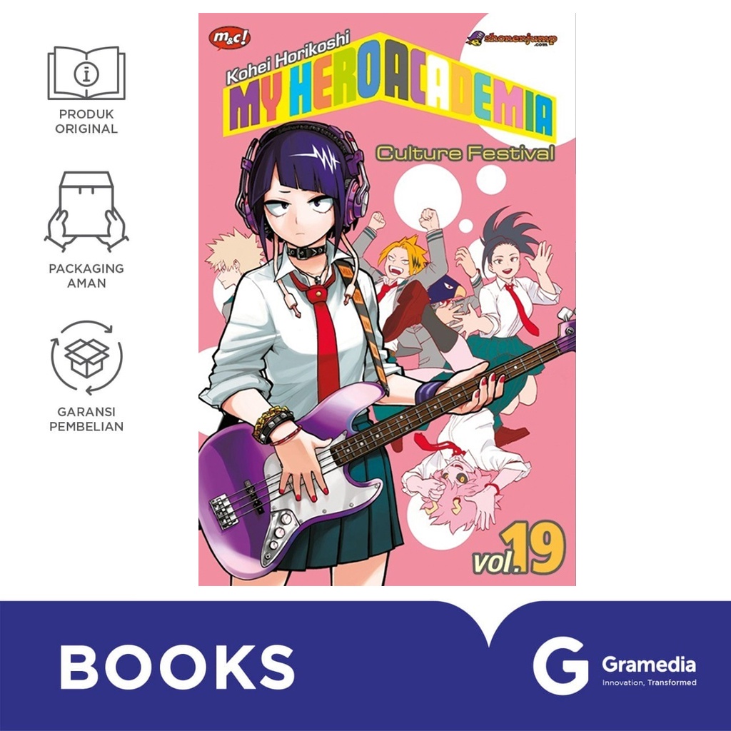 Gramedia Bali - My Hero Academia 19