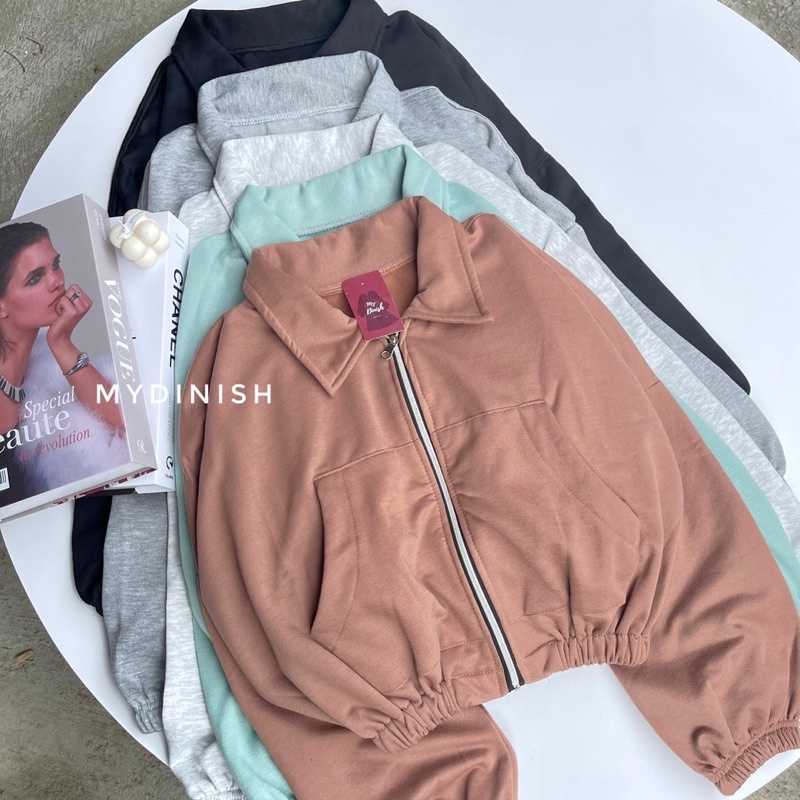 Fuji Crop Cardy - Cardigan Wanita Terbaru