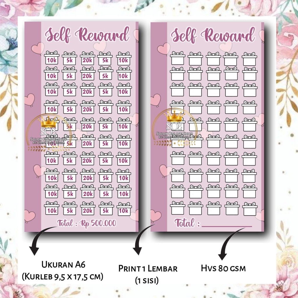 

Self Reward | Kertas Binder A6