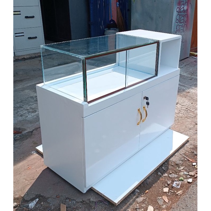 meja etalase lemari etalase lemari kaca meja counter furnitur custom