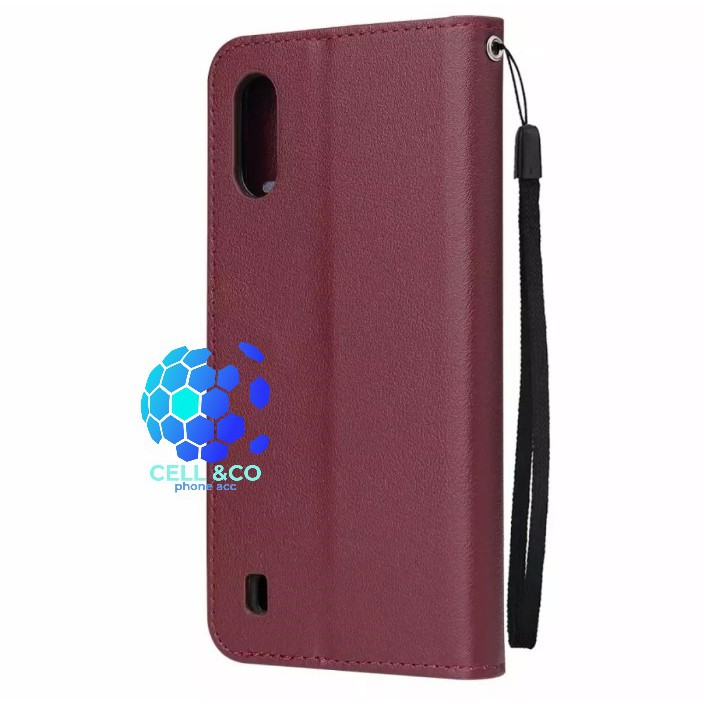 Flip cover SAMSUNG A01 Flip case buka tutup kesing hp casing flip case leather wallet