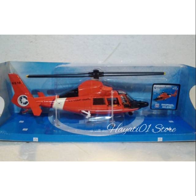 Miniatur Diecast Helikopter Dauphin