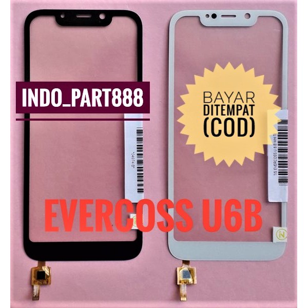 Touchscreen / Layar Sentuh EVERCOSS U6B OEM Grade AAA
