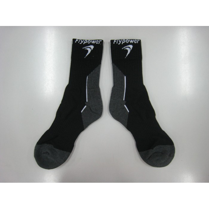 KAOS KAKI BADMINTON / BULUTANGKIS  FLYPOWER HITAM 027 / 030