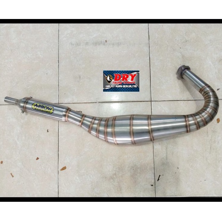 KNALPOT RX KING RX SPESIAL KOLONG TELO ARROW FULL STENLESS