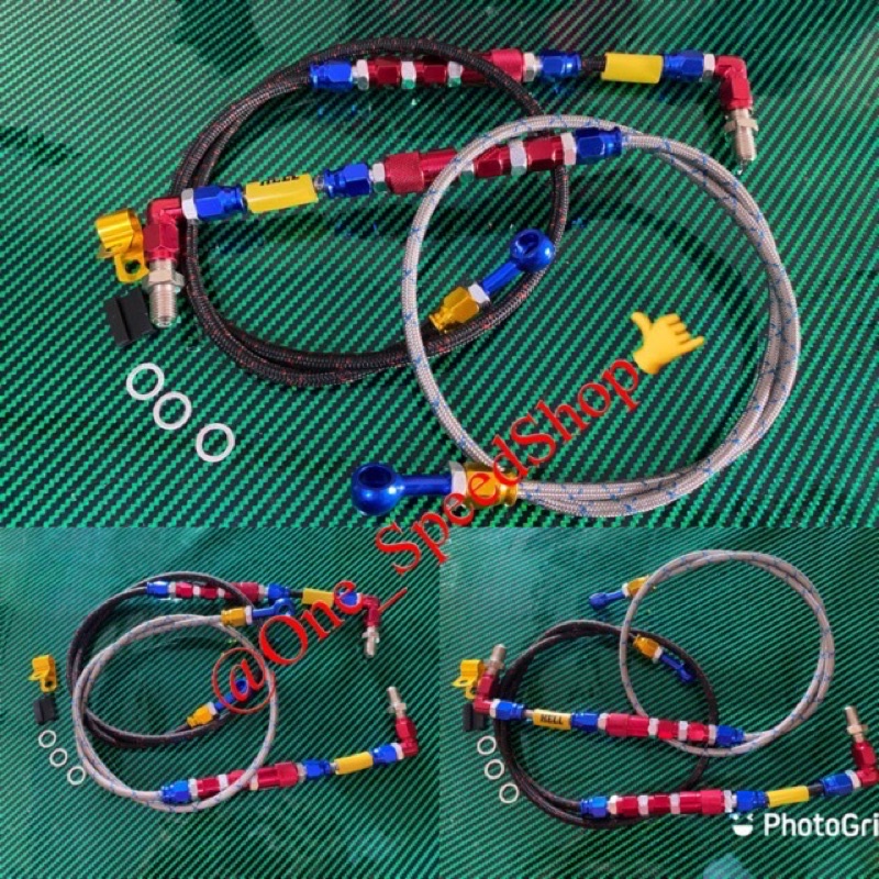 KABEL SELANG REM DEPAN VARIASI PSI CRG KABEL SELANG REM DEPAN MODEL PSI CRG 95CM UNIVERSAL