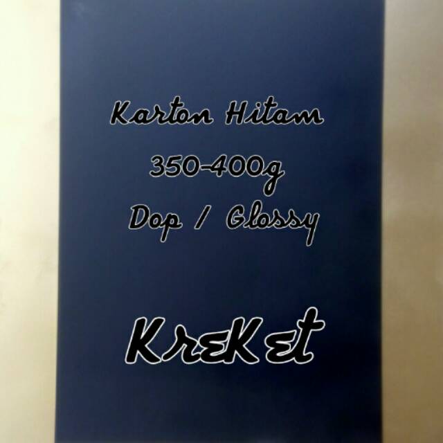 

Karton Hitam 400g