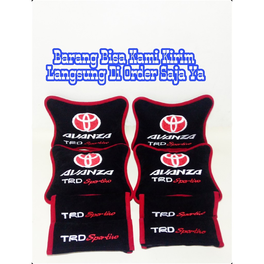 BIG DEAL Bantal mobil avanza TRD Sportivo headrest mobil aksesoris mobil
