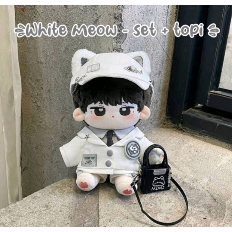 (POclothes/CEK DESK) 20cm baju boneka doll outfit keren tears of themis mask suit dress genshin impa