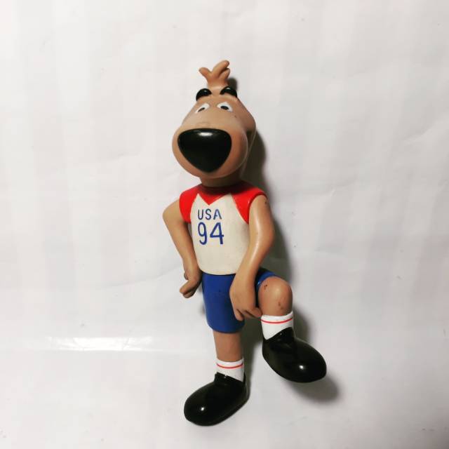Maskot World Cup 1994 USA Amerika Sepakbola Mainan Dog Anjing Doggie Piala Dunia Suvenir Merchandise
