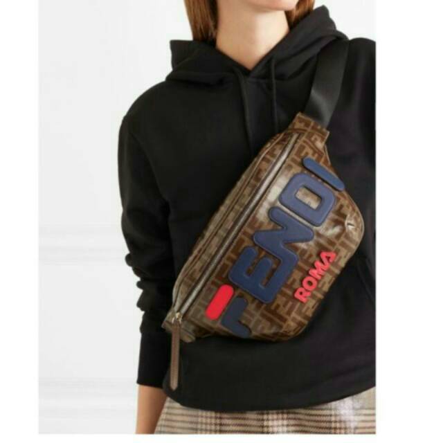 Fendi fashion bumbag || Tas pinggang wanita Fendi fashion || Beltbag fendi impor