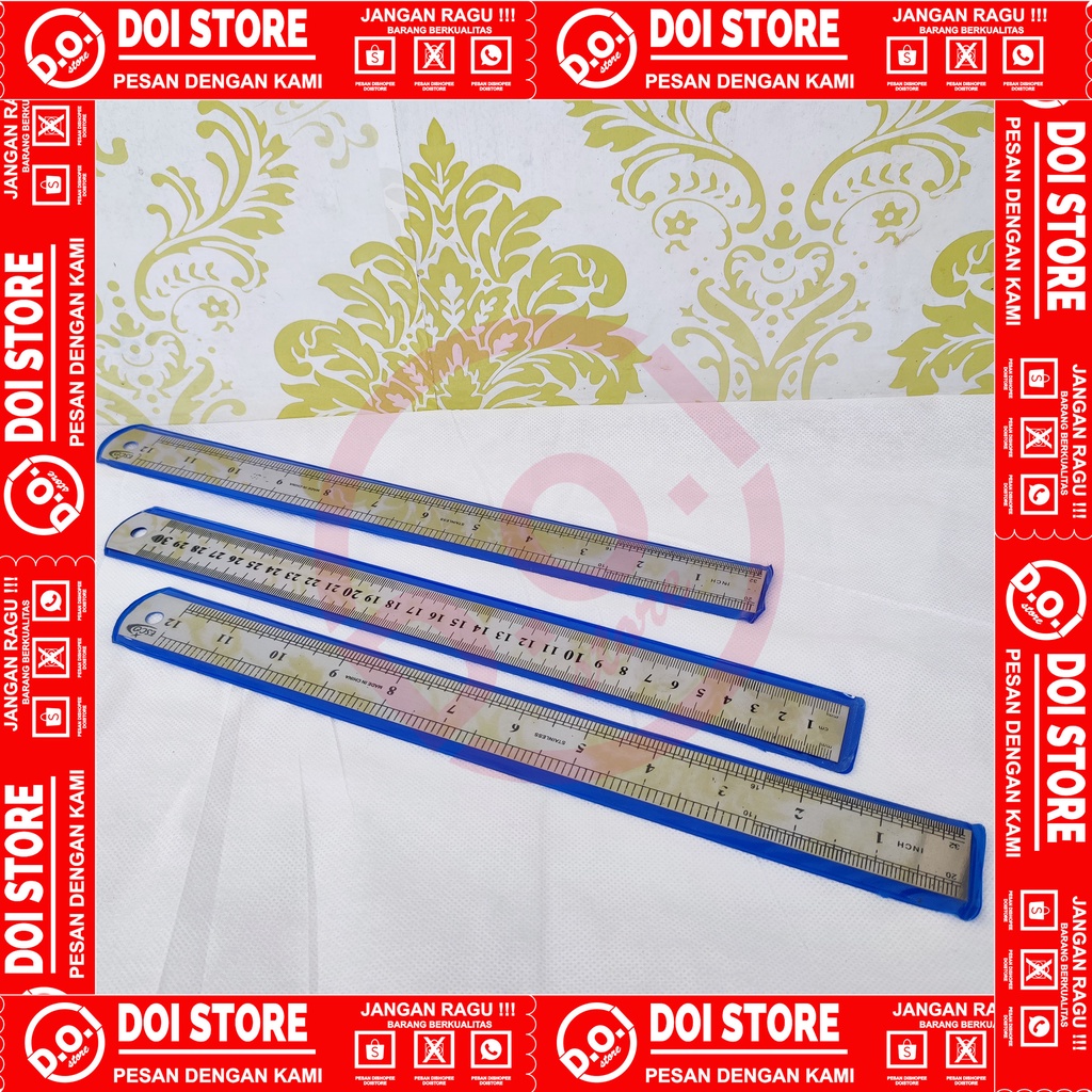 

PENGGARIS BESI ROLL BESI / STAINLESS 30CM