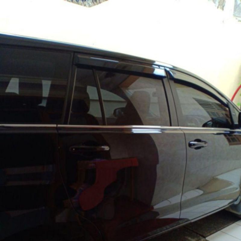 List Lis kaca samping PELIPIT pintu Toyota Innova INOVA reborn 2016 sampai 2024 ribon tipe e g v q d
