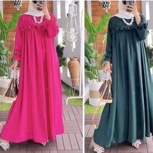 GAMIS MURAH MODIS kerah korea