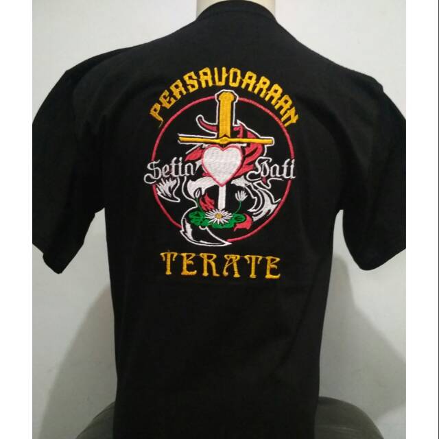 KAOS PSHT PERSAUDARAAN SETIA HATI TERATE BORDIR 1922 SH TERATE