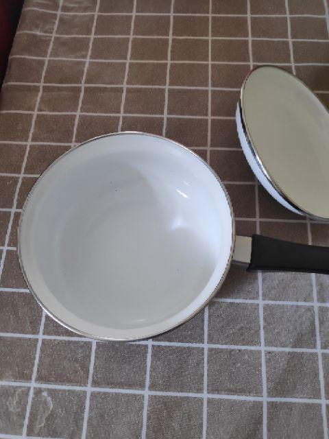 Panci Saucepan Kukuruyuk Enamel Motif Ayam Jago 16cm