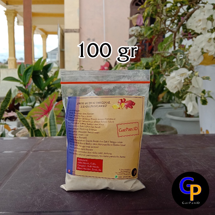 

(100 gr) Bubuk Jahe Merah Original Tanpa Pengawet