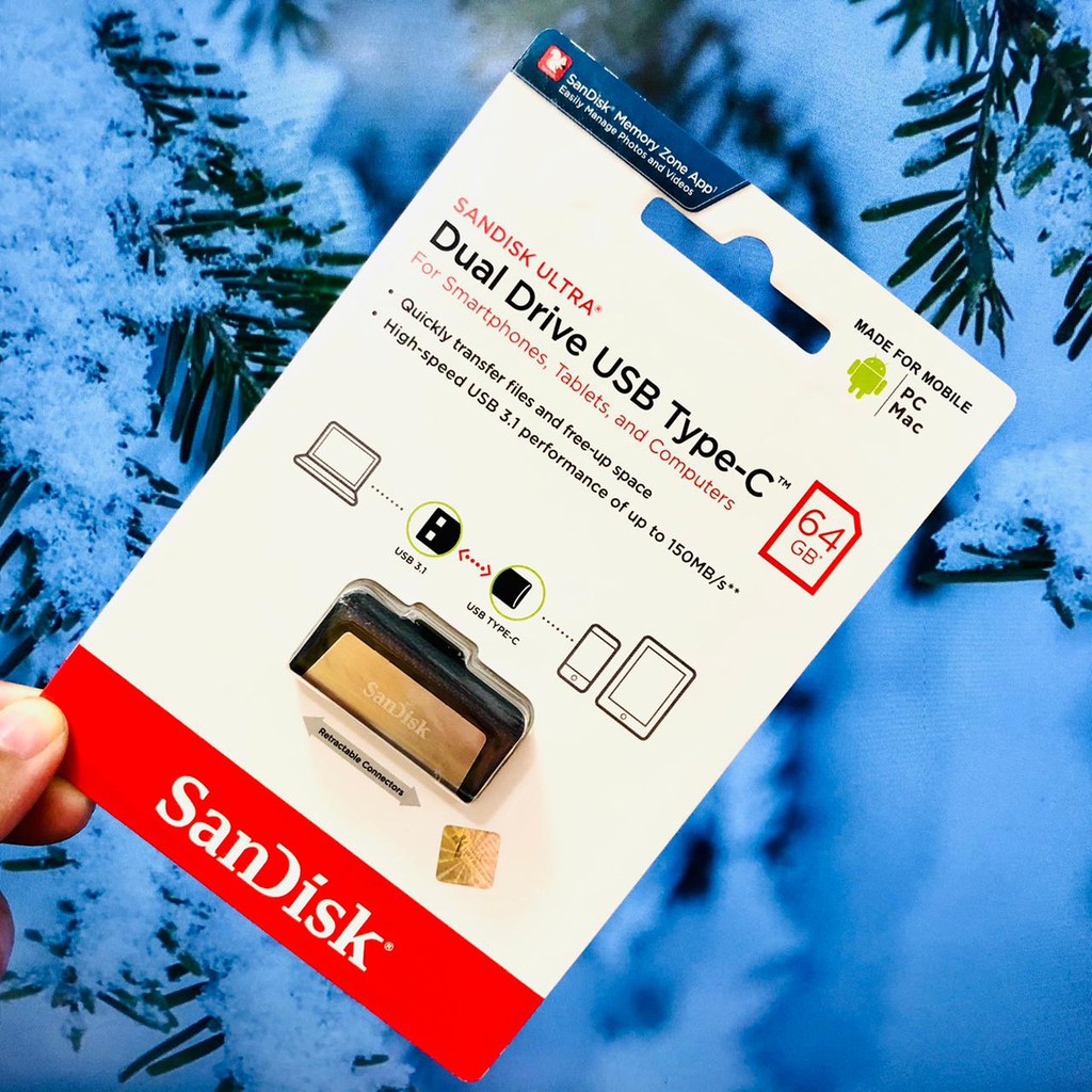 SANDISK OTG 64 GB / 32 GB / 16 GB USB TYPE C 3.1 ULTRA DUAL Sandisk Dual Drive TYPE C USB 3.1 - OTG Type C 32 GB USB 3.1 Bergaransi Resmi