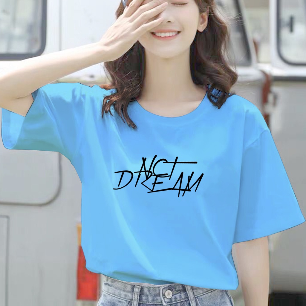 CALVIERO SHOP - BAJU KAOS ATASAN WANITA PRINT LOGO NCT ABS