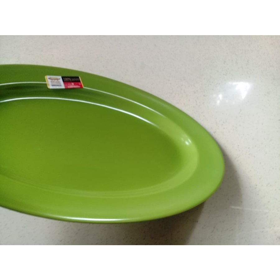 GOLDEN DRAGON P0310 Piring Oval 10 inch - Piring Melamine