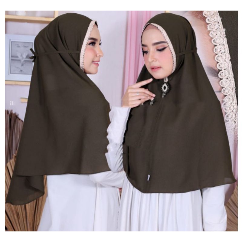 BERGO MARYAM RENDA WOLFIS KERUDUNG MARYAM RENDA HIJAB MARYAM