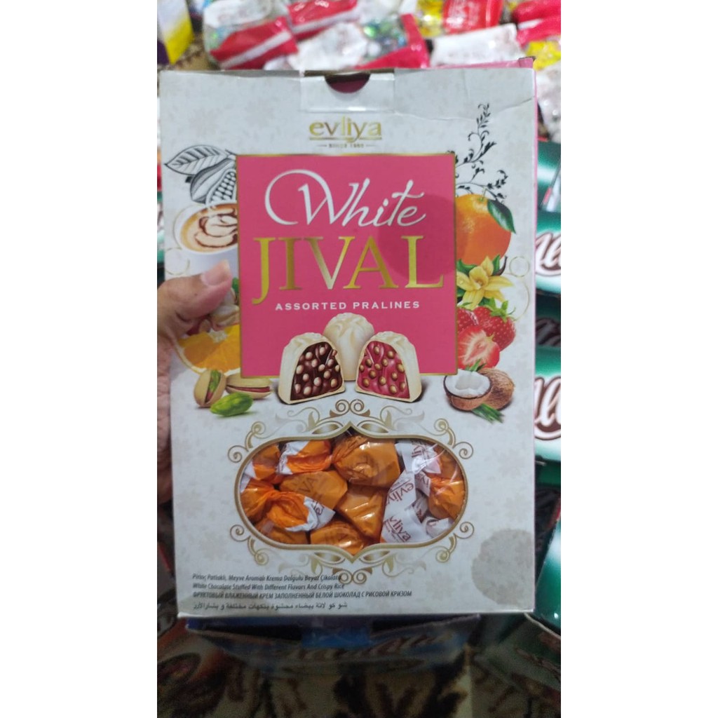 Coklat turki 1kg coklat putih jival white orange original harga grosir