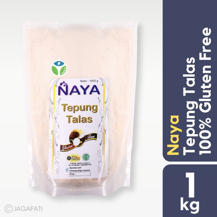 

✨COD✨ Naya - Tepung Talas 1kg - Gluten Free - Tepung Organik