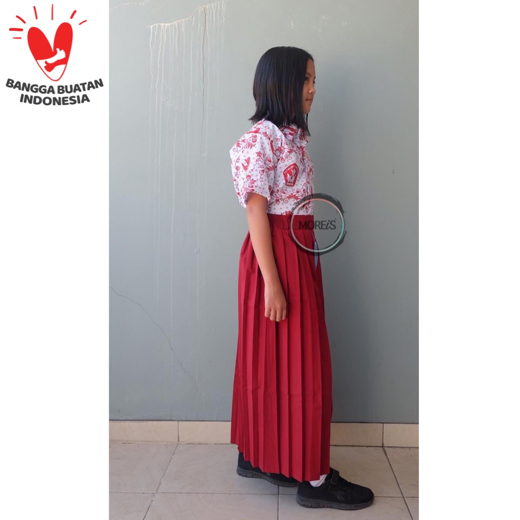 Seragam Batik Tutwuri SD Pendek Perempuan