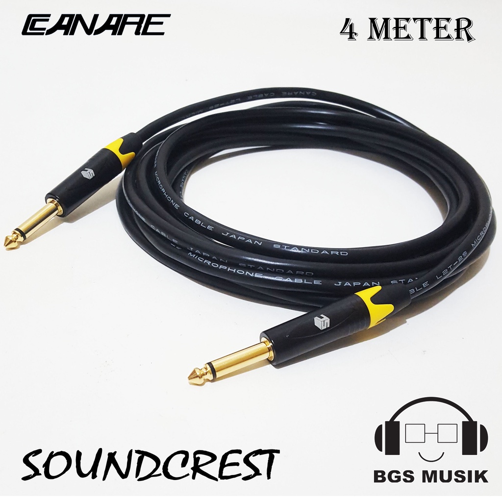 Kabel Jack Gitar Canare Panjang 4m