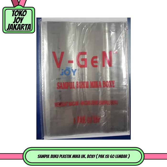 

tulis-alat-paket- sampul buku plastik mika uk. boxy ( pak isi 60 lembar ) -paket-alat-tulis.