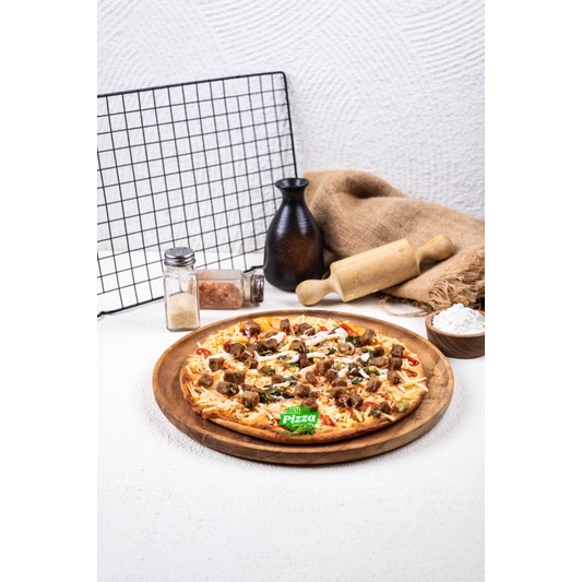 

Thin Crust italian Pizza Sapi UK XL / Pizza tipis crust BEEF XL