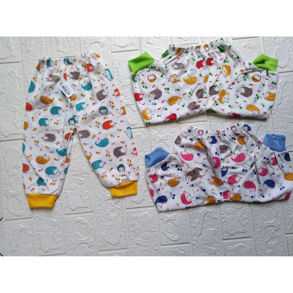 Celana Panjang Bayi Bahan Katun Motif Animal