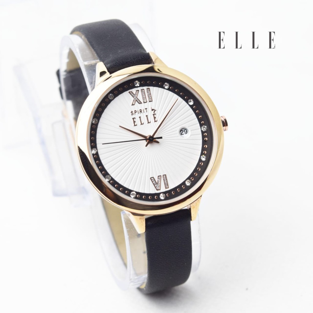 Jam Tangan Wanita Elle Spirit Tanggal Kulit Shopee Indonesia