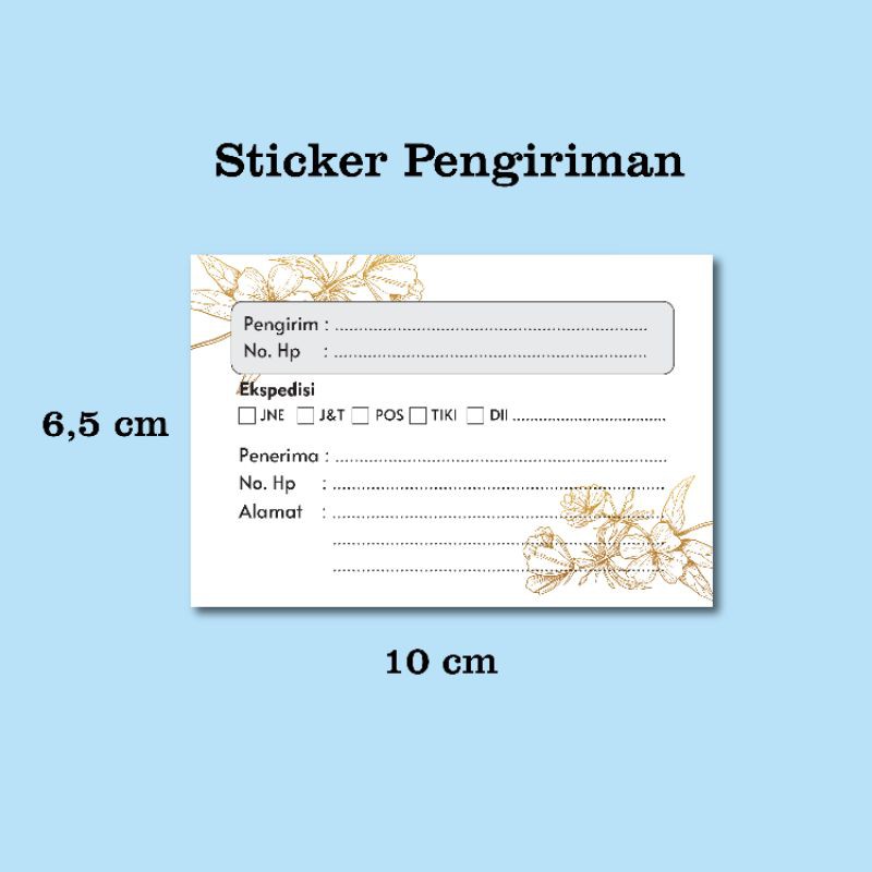 

STICKER PENGIRIMAN ONLINE SHOP MURAH