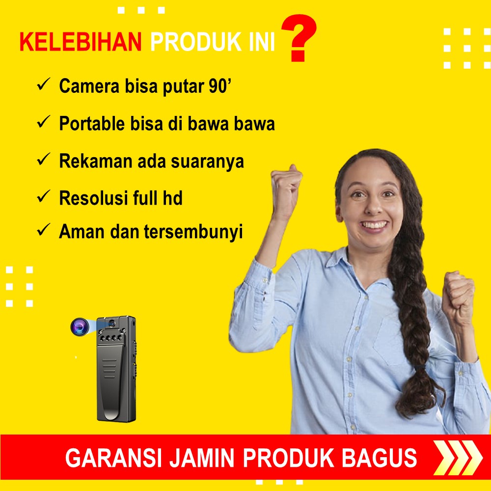 KAMERA MINI TERSEMBUNYI TANPA KABEL CAMERA CCTV PENGINTAI KECIL OUTDOOR IP SPYCAM SPY CAM HIDDEN CAMERA CAMCORDER PENGINTIP MATAMATA MURAH BENTUK CLIP RECORDER ALAT KEAMANAN RUMAH JS137