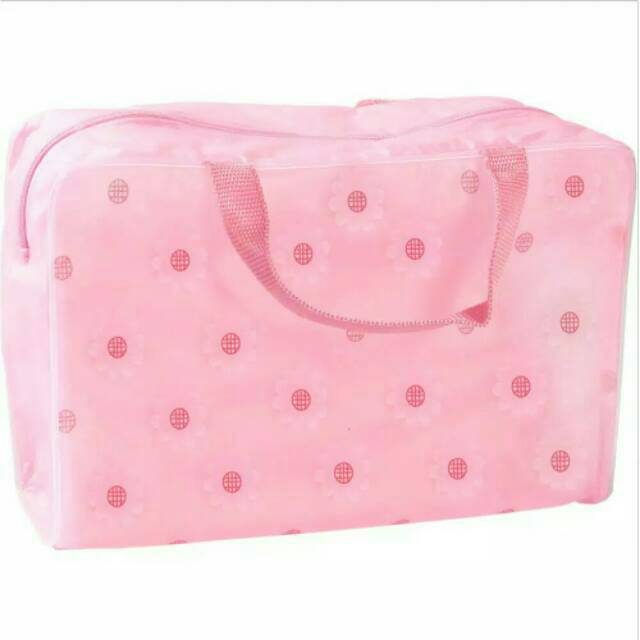 Tas Kosmetik Waterproof Transparan