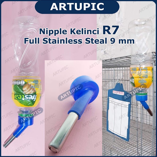 Nipple Kelinci R7 nipel nepel niple Botol Minum Kelinci FULL STAINLESS