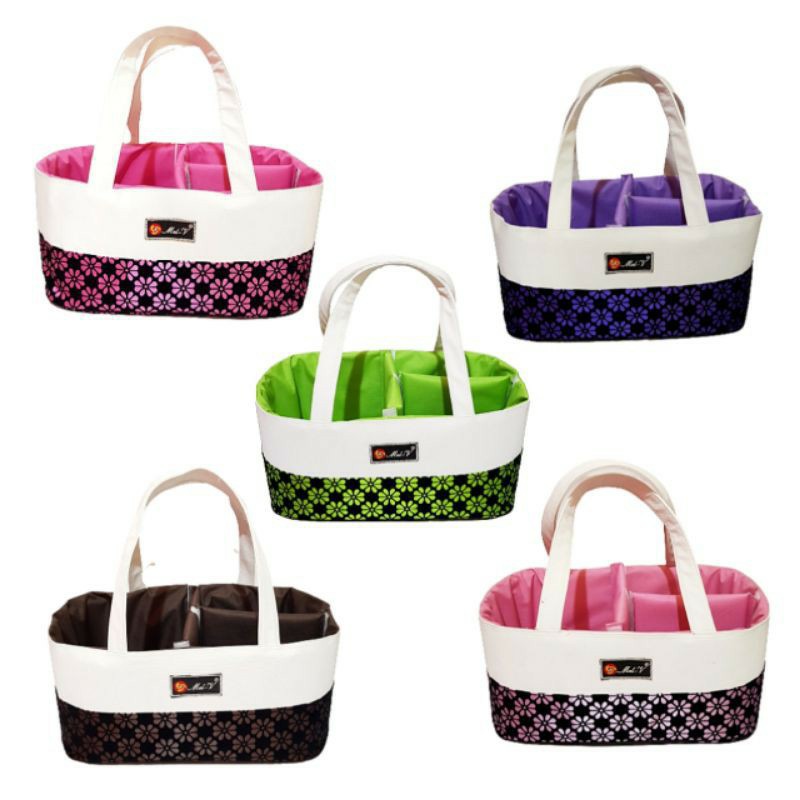 MEL-V CADDY BAG + COOLER BAG SET   //  TAS PERLENGKAPAN BAYI  //  ORGANIZER BABY BAG  // SY88 s1