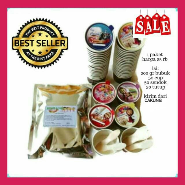 

Paket Bubuk Es Cream 200gr