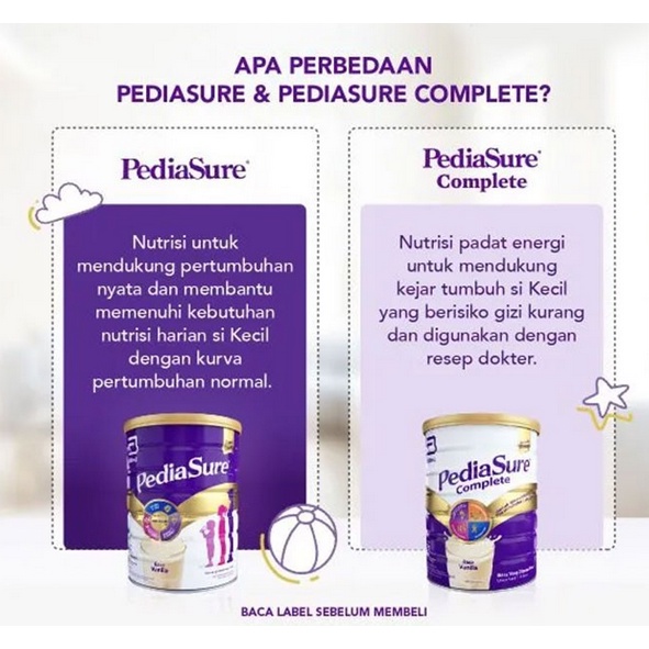 PEDIASURE TRIPLESURE 850GR – MADU / VANILA