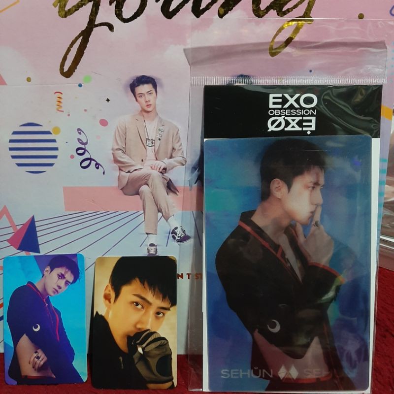 

EXO - Lenticular, ID CARD + DECO STICKER (OBSESSION)