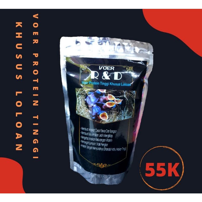 Voer R&D pakan khusus lolohan murai batu