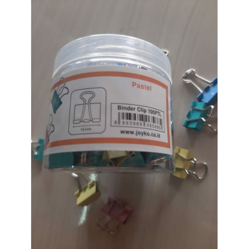

BINDER CLIPS 105 PTL ISI 60PCS JOYKO