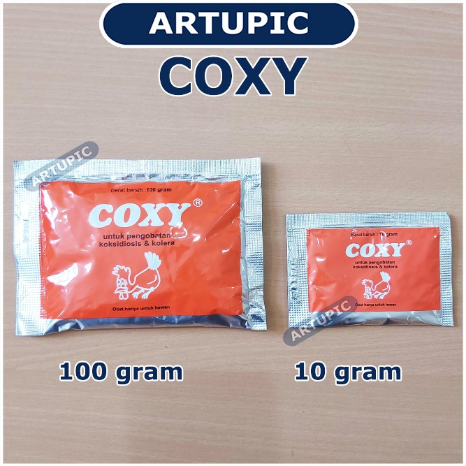 Coxy 100 gram Obat Koksi Bakteri Berak Darah Merah Hijau Koksidiosis Kolera Unggas Ayam