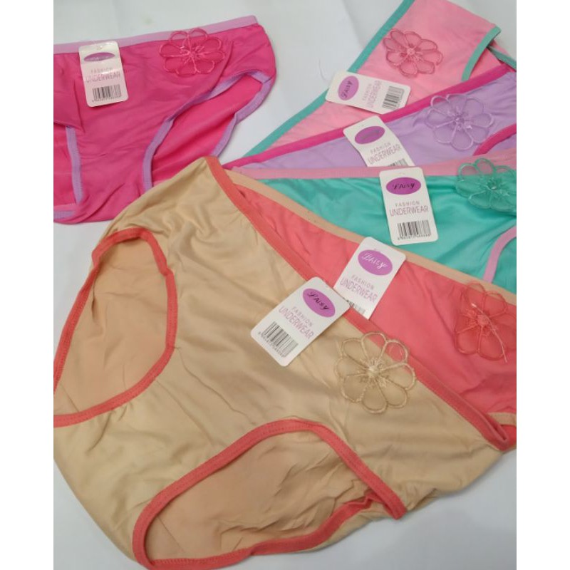 6 PCS CELANA DALAM DAISI BUNGA//CELANA DALAM MURAH CEWEK
