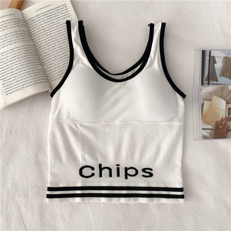 Lovefashion -Tanktop Sport Bra BH Chips Pakaian Dalam Wanita Import High Quality Wanita Import Bra61